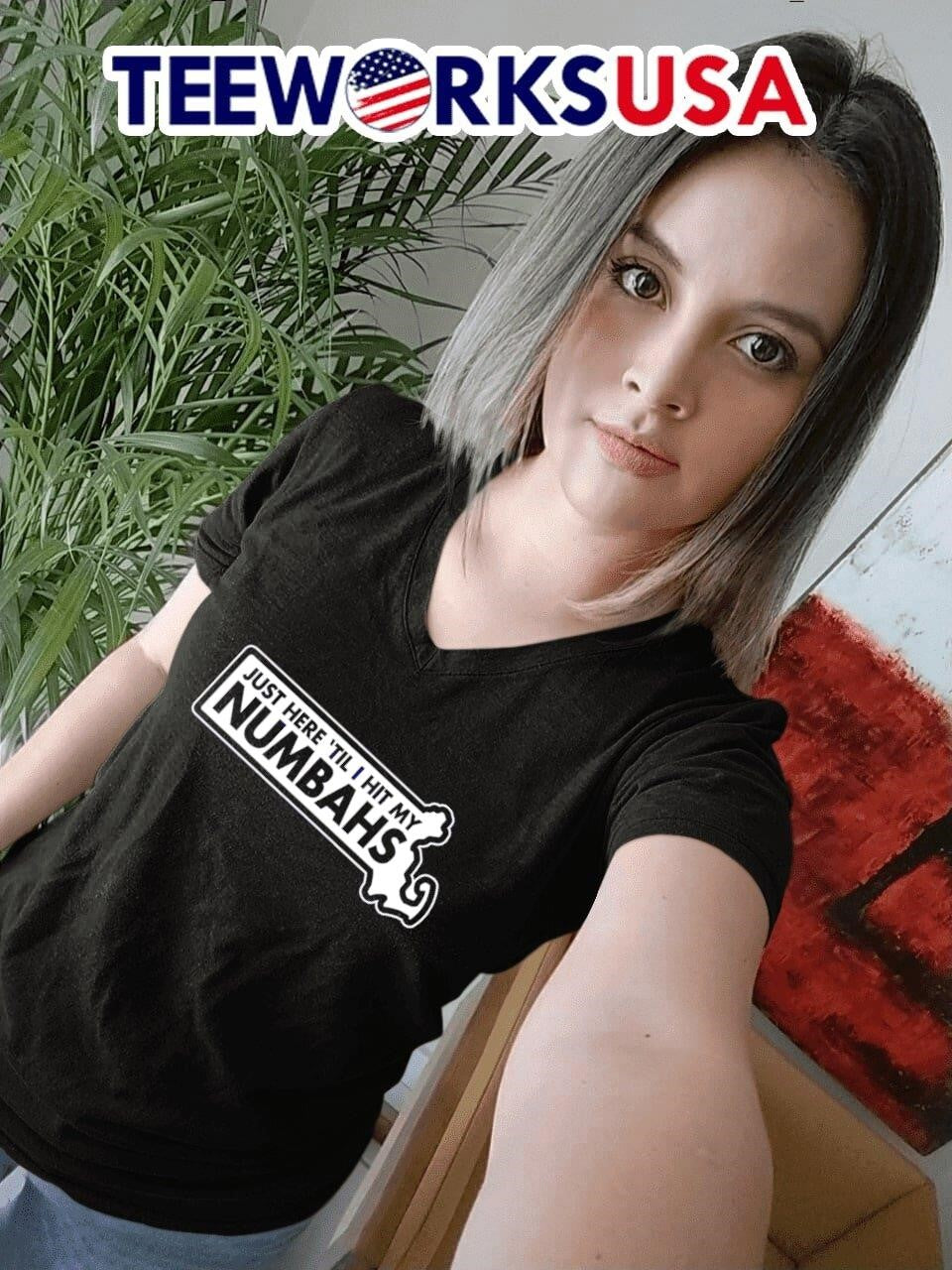 Just here 'til I hit my numbahs - Adult & Kids T-Shirts, Sweatshirts & Hoodies apparel design preview 4