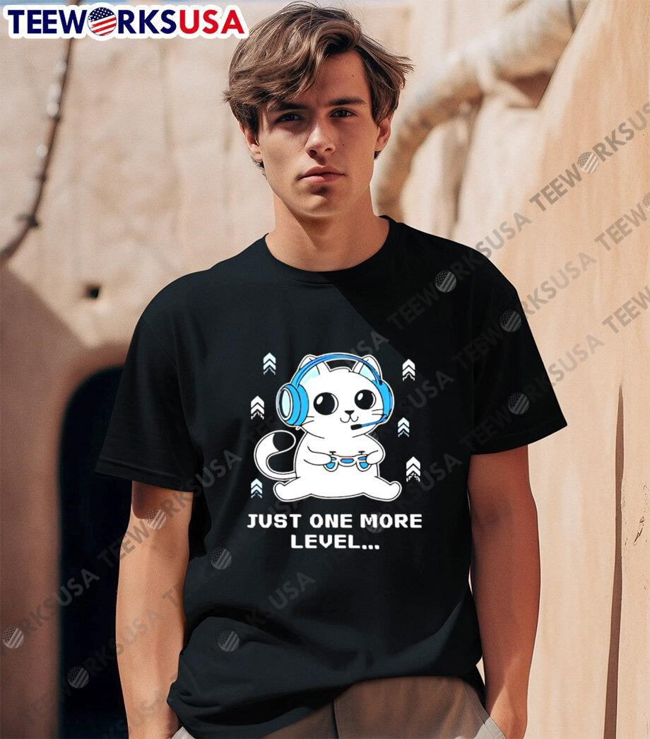 Just one more level - Adult & Kids T-Shirts, Sweatshirts & Hoodies apparel design preview 1