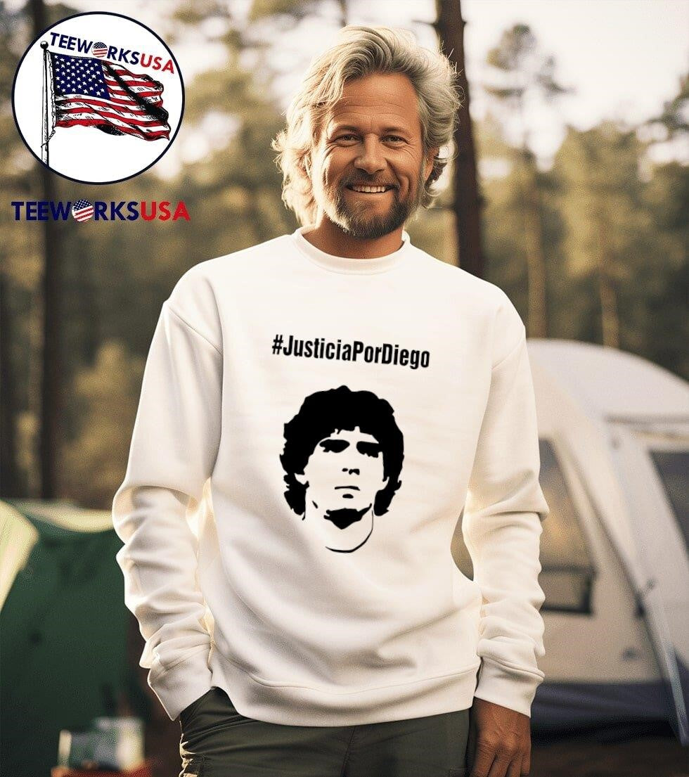 Justicia Por Diego Maradona - Adult & Kids T-Shirts, Sweatshirts & Hoodies apparel design preview 3