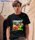 Justin Allgaier #7 2025 Brandt Red car - Adult & Kids T-Shirts, Sweatshirts & Hoodies apparel design preview 1