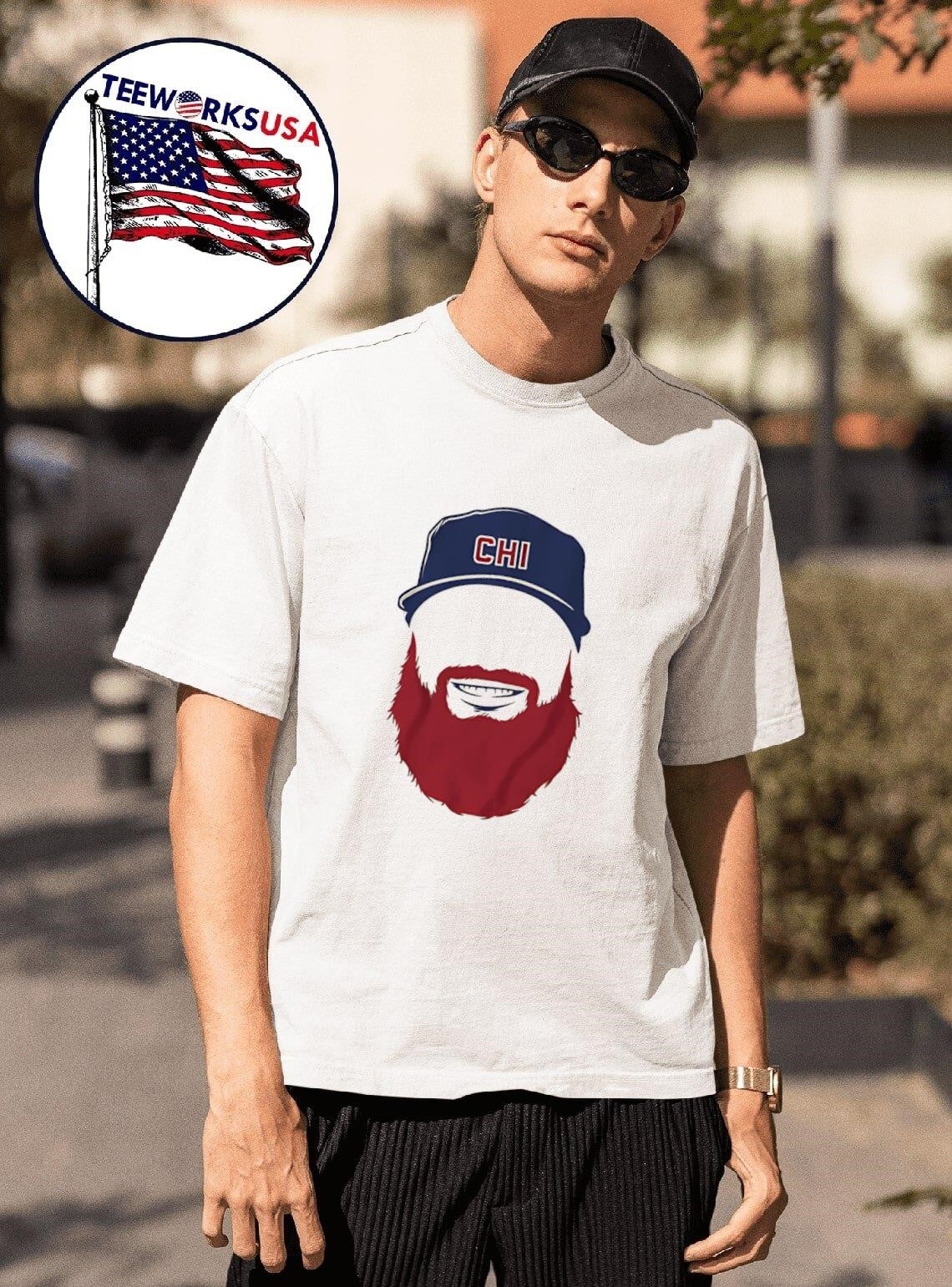 Justin Turner Chicago Beard - Adult & Kids T-Shirts, Sweatshirts & Hoodies apparel design preview 1