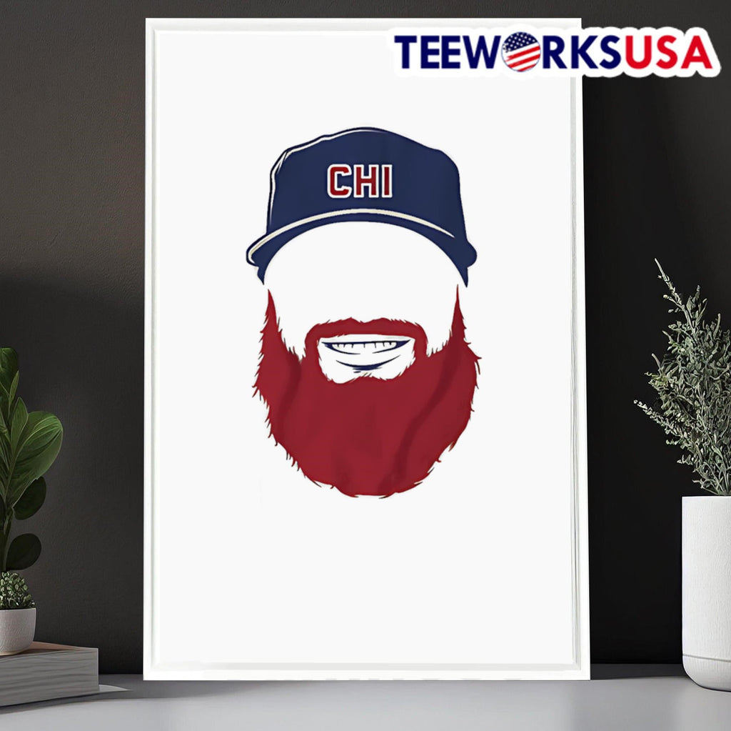 Justin Turner Chicago Beard - Adult & Kids T-Shirts, Sweatshirts & Hoodies apparel design preview 6