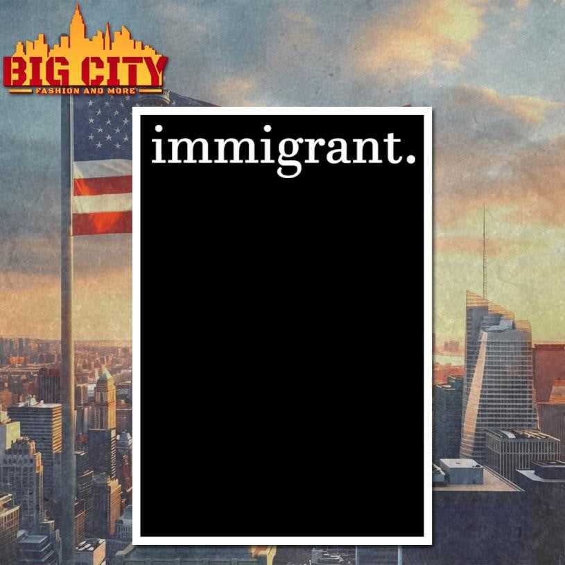 Justin Wolfers Immigrant - Adult & Kids T-Shirts, Sweatshirts & Hoodies apparel design preview 4