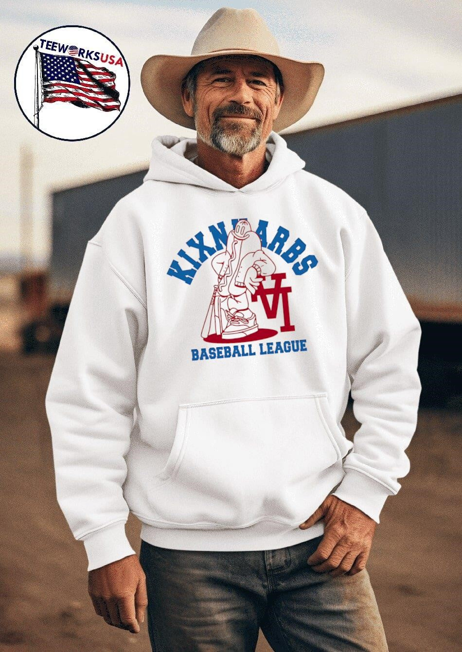 KIXNKARBS Los Angeles baseball League - Adult & Kids T-Shirts, Sweatshirts & Hoodies apparel design preview 2