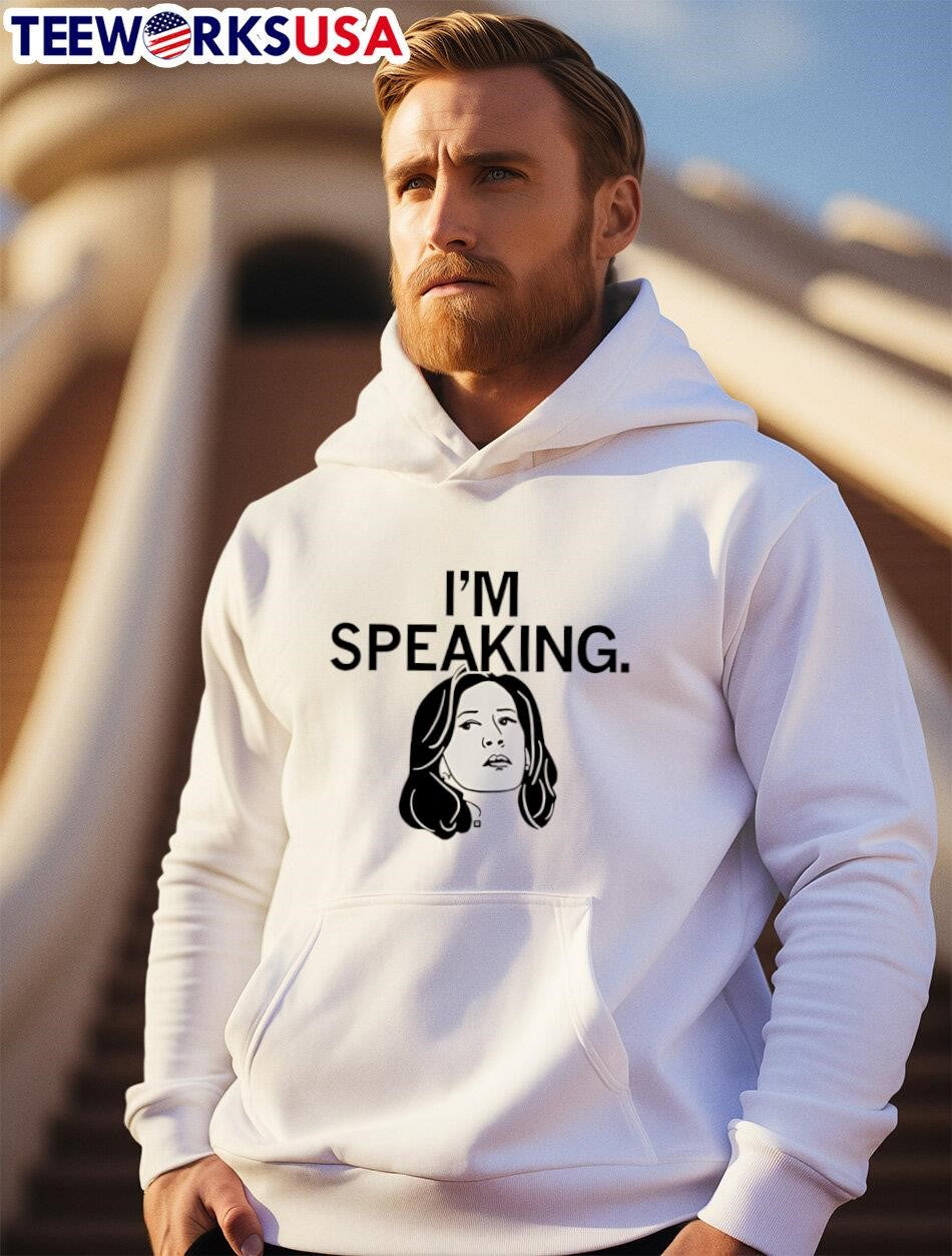 Kamala Harris I'm Speaking - Adult & Kids T-Shirts, Sweatshirts & Hoodies apparel design preview 2