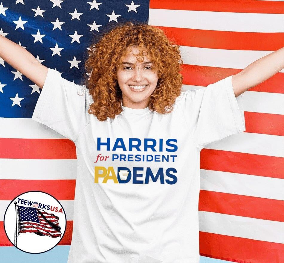 Kamala Harris for padems - Adult & Kids T-Shirts, Sweatshirts & Hoodies apparel design preview 4