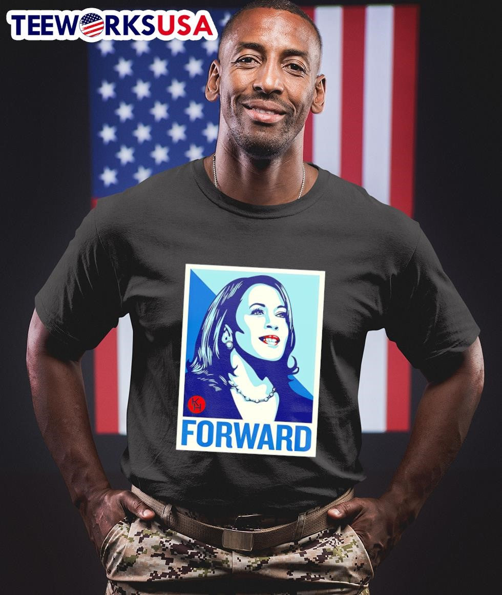 Kamala Harris forward - Adult & Kids T-Shirts, Sweatshirts & Hoodies apparel design preview 1
