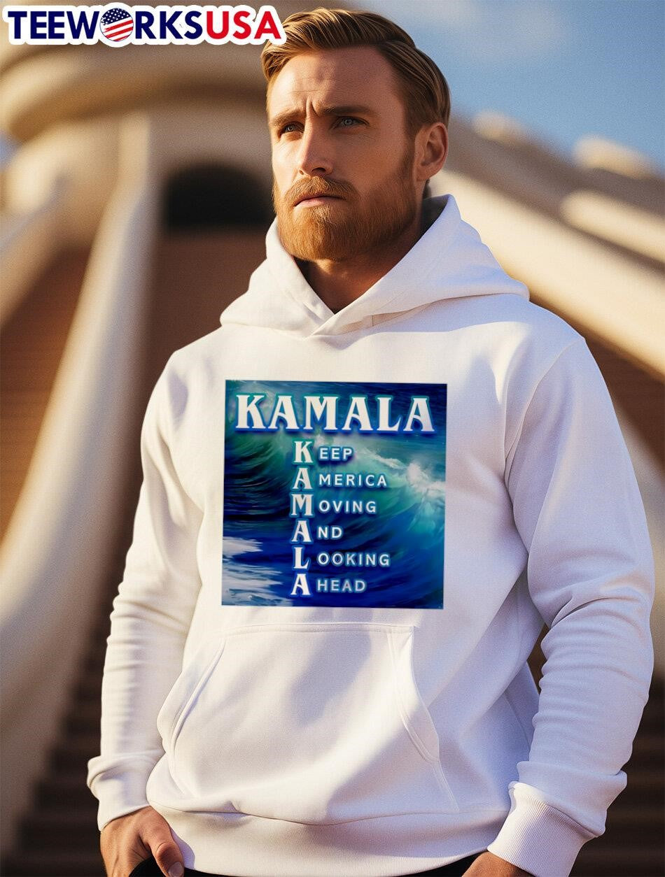 Kamala Keep America Moving And Looking Ahead - Adult & Kids T-Shirts, Sweatshirts & Hoodies apparel design preview 2