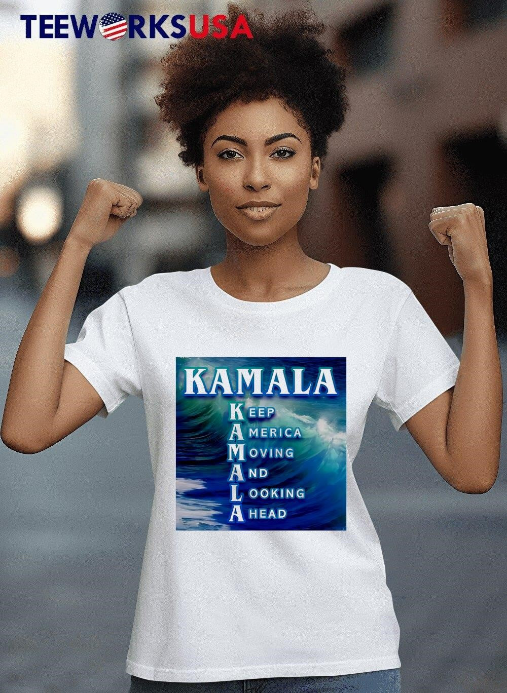 Kamala Keep America Moving And Looking Ahead - Adult & Kids T-Shirts, Sweatshirts & Hoodies apparel design preview 4