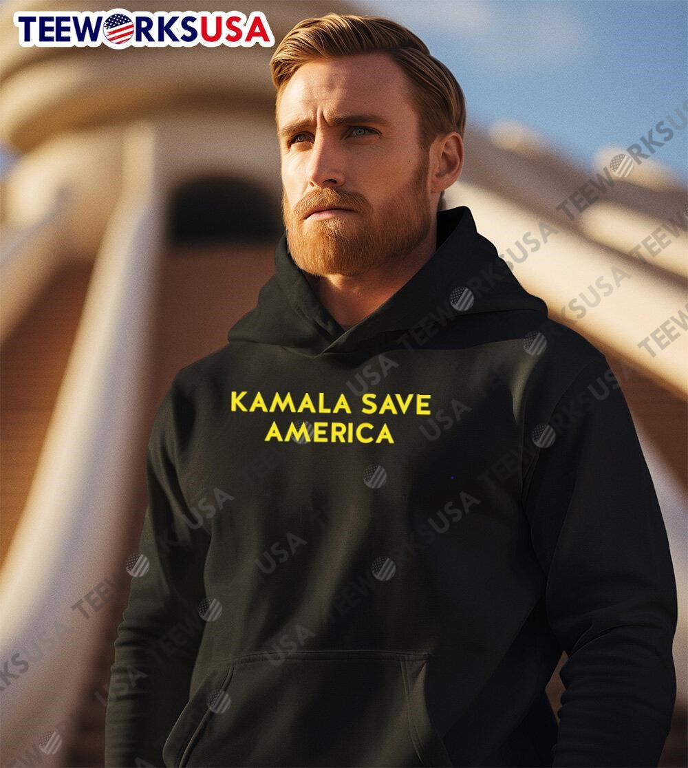Kamala save America - Adult & Kids T-Shirts, Sweatshirts & Hoodies apparel design preview 2