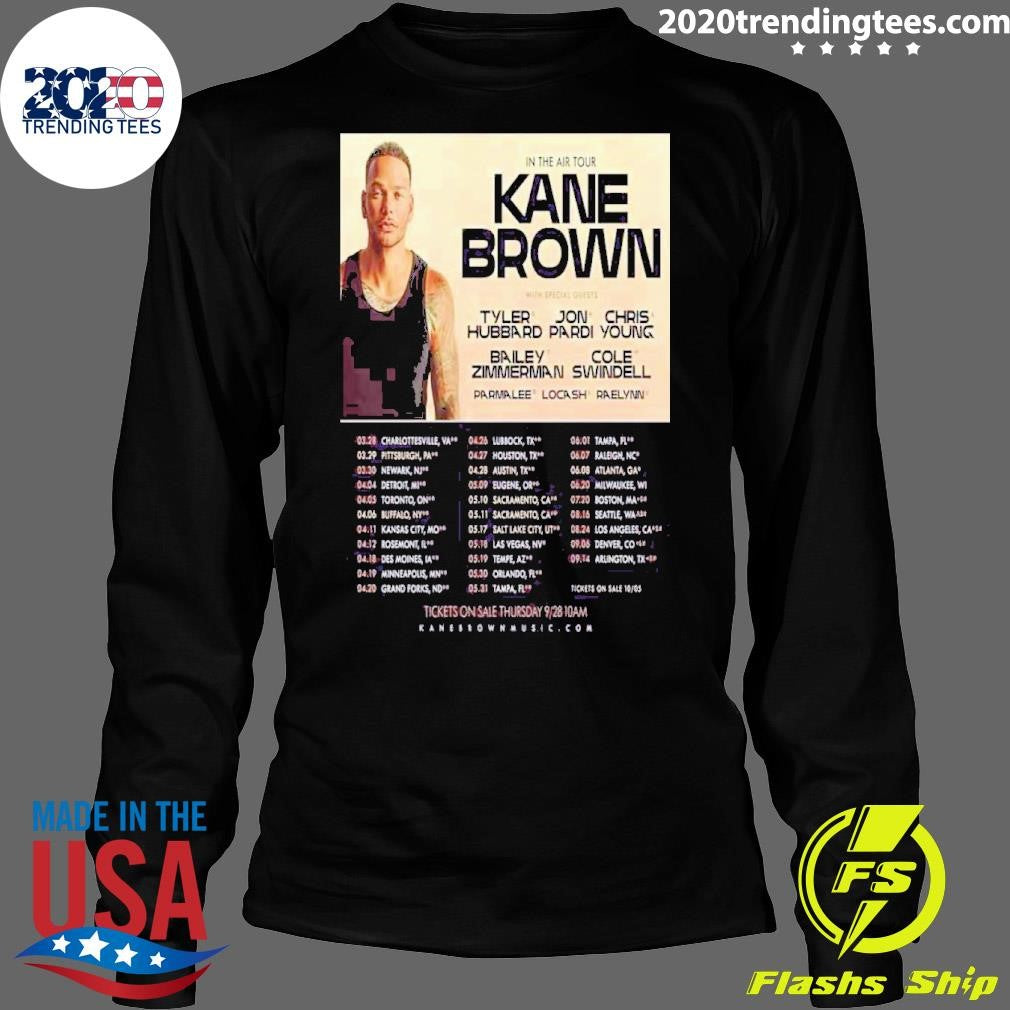 Kane Brown 2024 Tour Poster - Adult & Kids T-Shirts, Sweatshirts & Hoodies apparel design preview 4