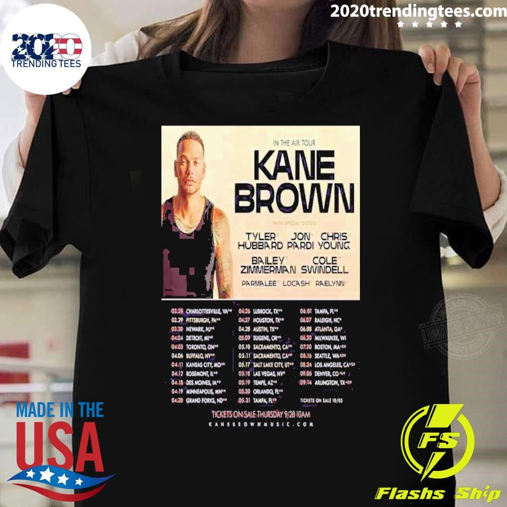 Kane Brown 2024 Tour Poster - Adult & Kids T-Shirts, Sweatshirts & Hoodies apparel design preview 1