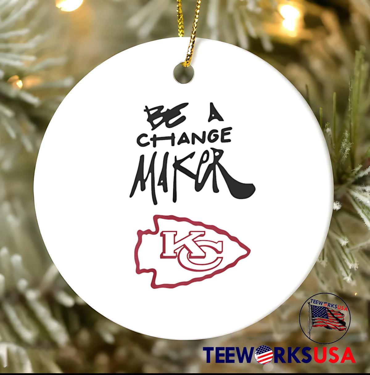 Kansas City Chiefs Be A Change Maker - Adult & Kids T-Shirts, Sweatshirts & Hoodies apparel design preview 3