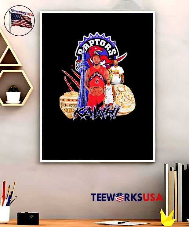 Kawhi Leonard Championship 2019 Toronto Raptors - Adult & Kids T-Shirts, Sweatshirts & Hoodies apparel design preview 5