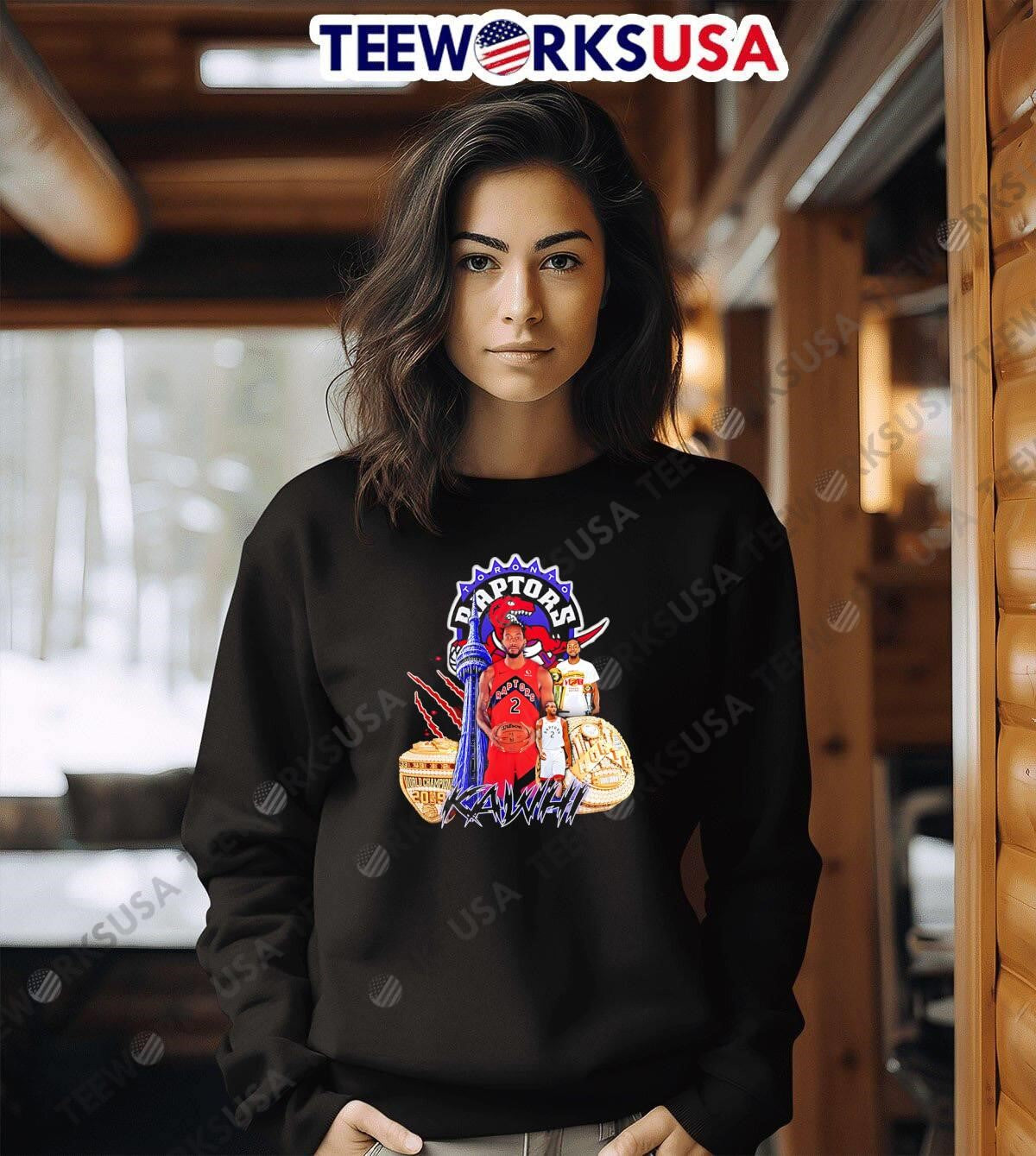 Kawhi Leonard Championship 2019 Toronto Raptors - Adult & Kids T-Shirts, Sweatshirts & Hoodies apparel design preview 6
