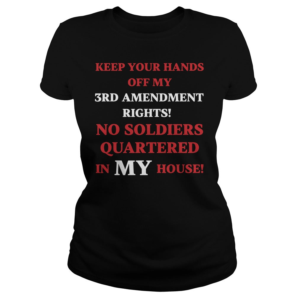 Keep Your Hands Off My 3rd Amendment Rights - Adult & Kids T-Shirts, Sweatshirts & Hoodies apparel design preview 2