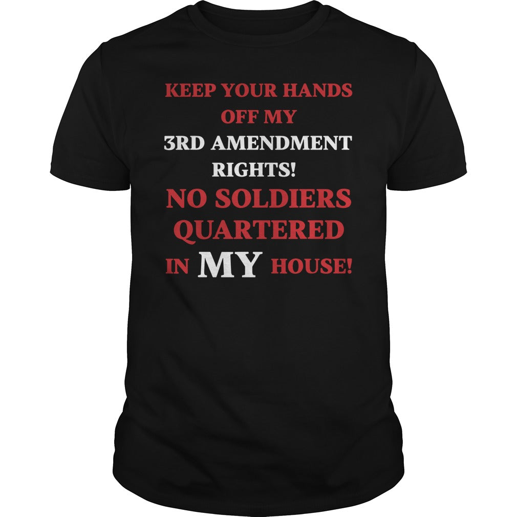Keep Your Hands Off My 3rd Amendment Rights - Adult & Kids T-Shirts, Sweatshirts & Hoodies apparel design preview 1