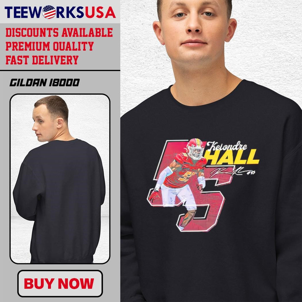Keiondre Hall 55 Signature - Adult & Kids T-Shirts, Sweatshirts & Hoodies apparel design preview 3
