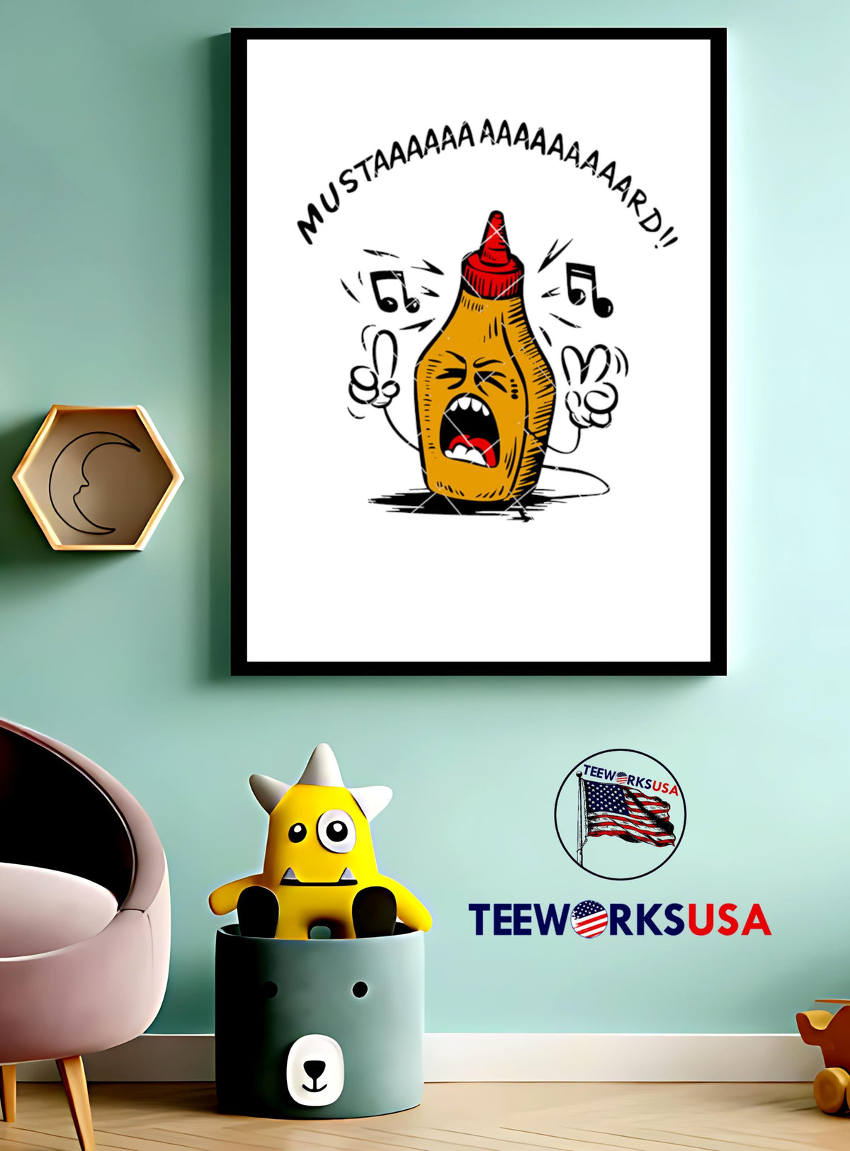 Kendrick Lamar MUSTARD Meme - Adult & Kids T-Shirts, Sweatshirts & Hoodies apparel design preview 3