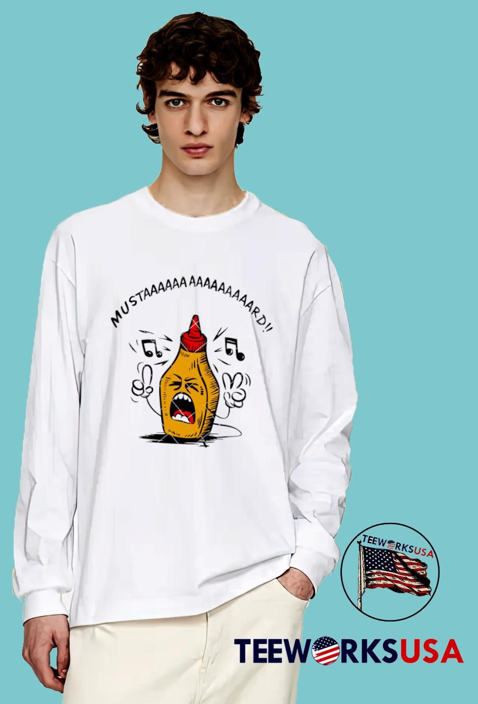 Kendrick Lamar MUSTARD Meme - Adult & Kids T-Shirts, Sweatshirts & Hoodies apparel design preview 4