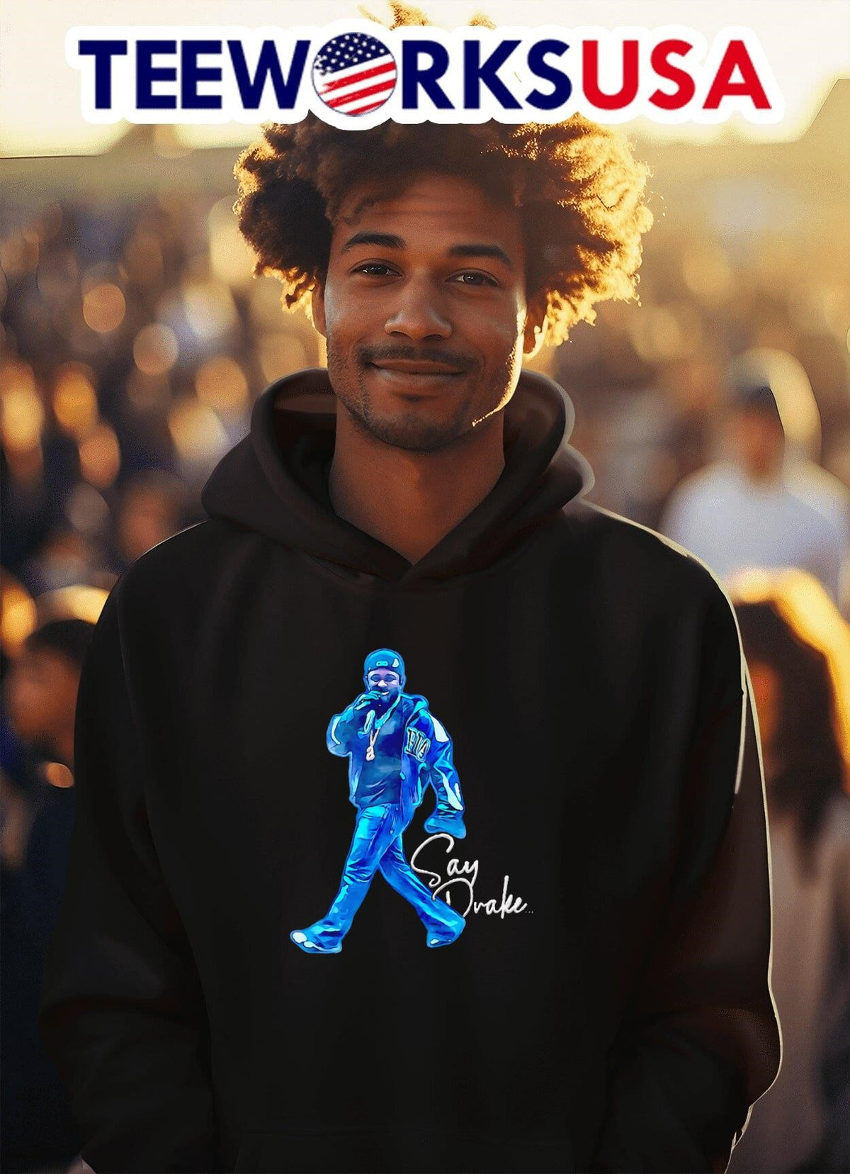 Kendrick Lamar Say Drake - Adult & Kids T-Shirts, Sweatshirts & Hoodies apparel design preview 2