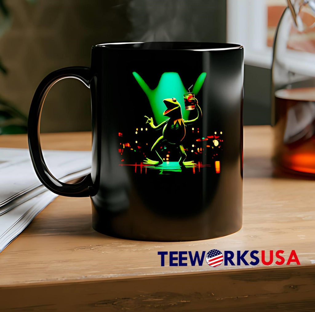 Kermit The Frog stage lights - Adult & Kids T-Shirts, Sweatshirts & Hoodies apparel design preview 2