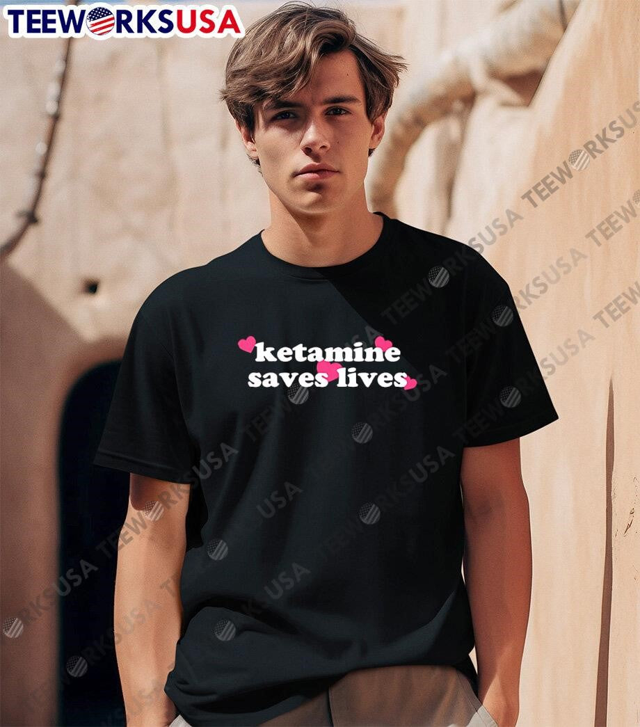 Ketamine Saves Lives - Adult & Kids T-Shirts, Sweatshirts & Hoodies apparel design preview 1