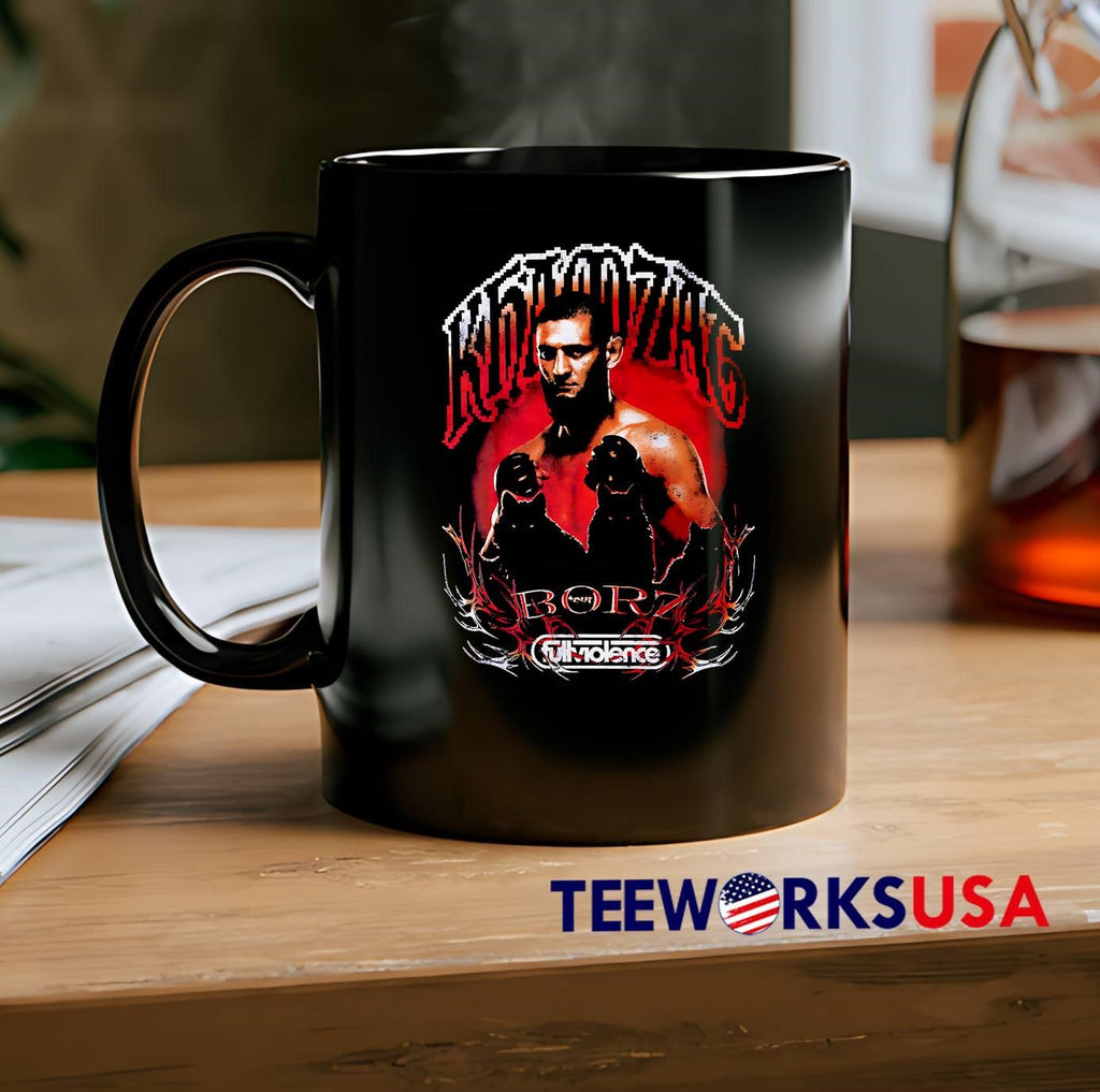 Khamzat Chimaev x Full Violence graphic retro - Adult & Kids T-Shirts, Sweatshirts & Hoodies apparel design preview 2