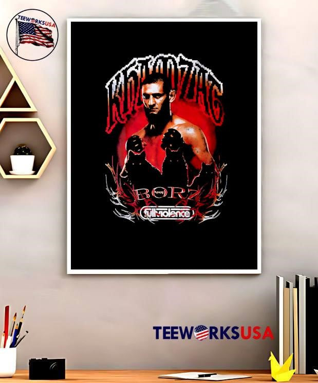 Khamzat Chimaev x Full Violence graphic retro - Adult & Kids T-Shirts, Sweatshirts & Hoodies apparel design preview 5