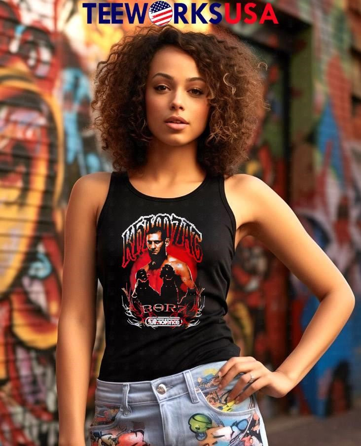 Khamzat Chimaev x Full Violence graphic retro - Adult & Kids T-Shirts, Sweatshirts & Hoodies apparel design preview 7
