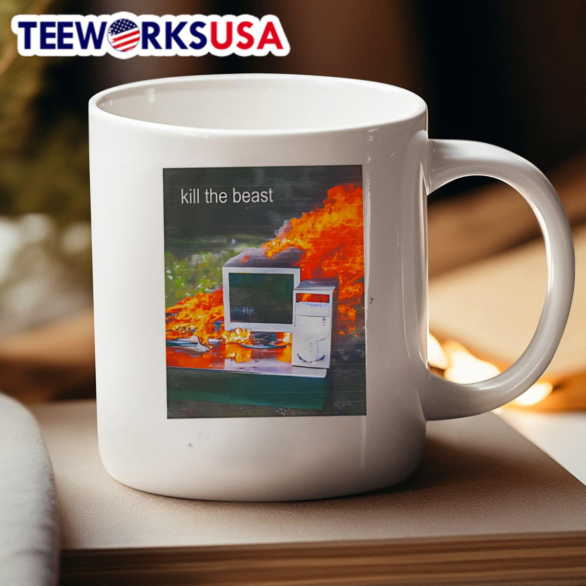 Kill The Beast Duel Monitors - Adult & Kids T-Shirts, Sweatshirts & Hoodies apparel design preview 4