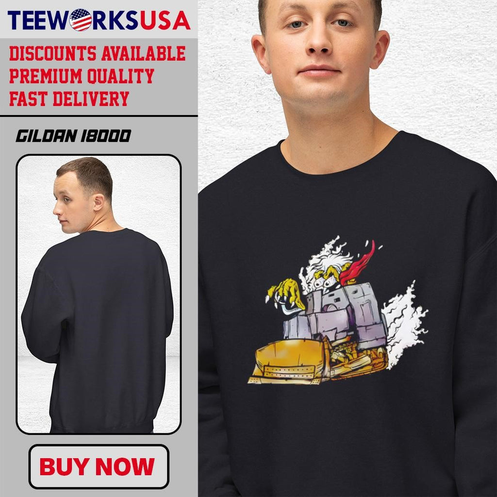 Killdozer sometimes reasonable men must do - Adult & Kids T-Shirts, Sweatshirts & Hoodies apparel design preview 3