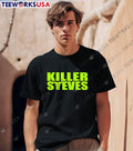 Killer Steves Gun Logo Neon Green - Adult & Kids T-Shirts, Sweatshirts & Hoodies apparel design preview 1