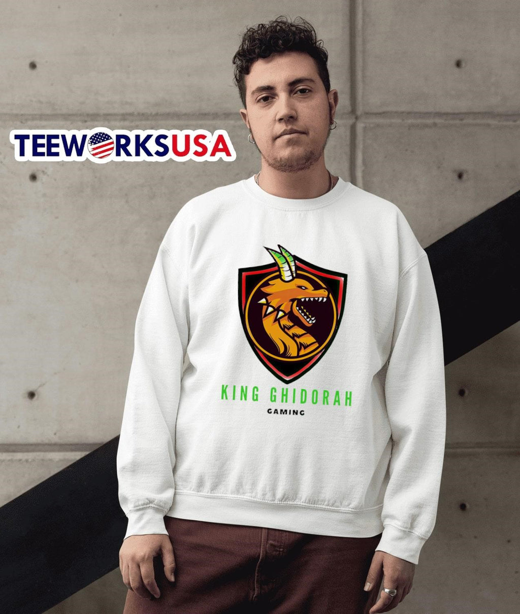 King ghidorah gaming logo - Adult & Kids T-Shirts, Sweatshirts & Hoodies apparel design preview 3