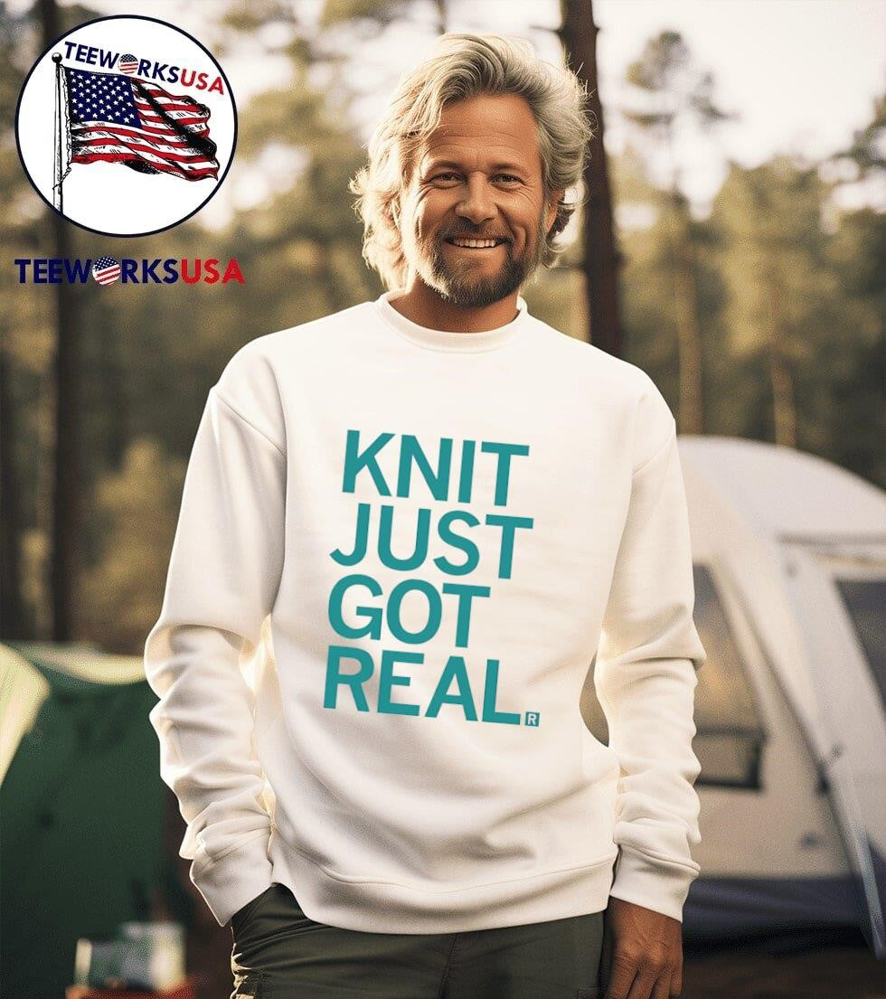 Knit just got real - Adult & Kids T-Shirts, Sweatshirts & Hoodies apparel design preview 3