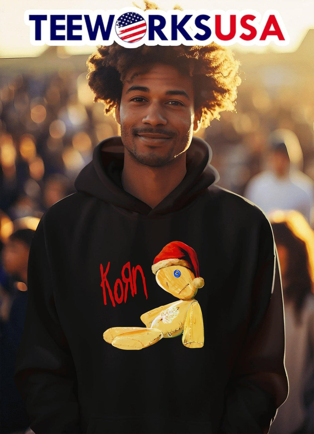 KoRn Issues Santa Doll - Adult & Kids T-Shirts, Sweatshirts & Hoodies apparel design preview 2
