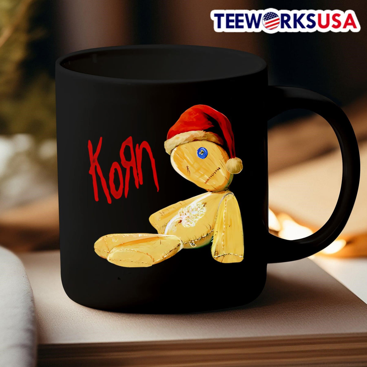 KoRn Issues Santa Doll - Adult & Kids T-Shirts, Sweatshirts & Hoodies apparel design preview 3