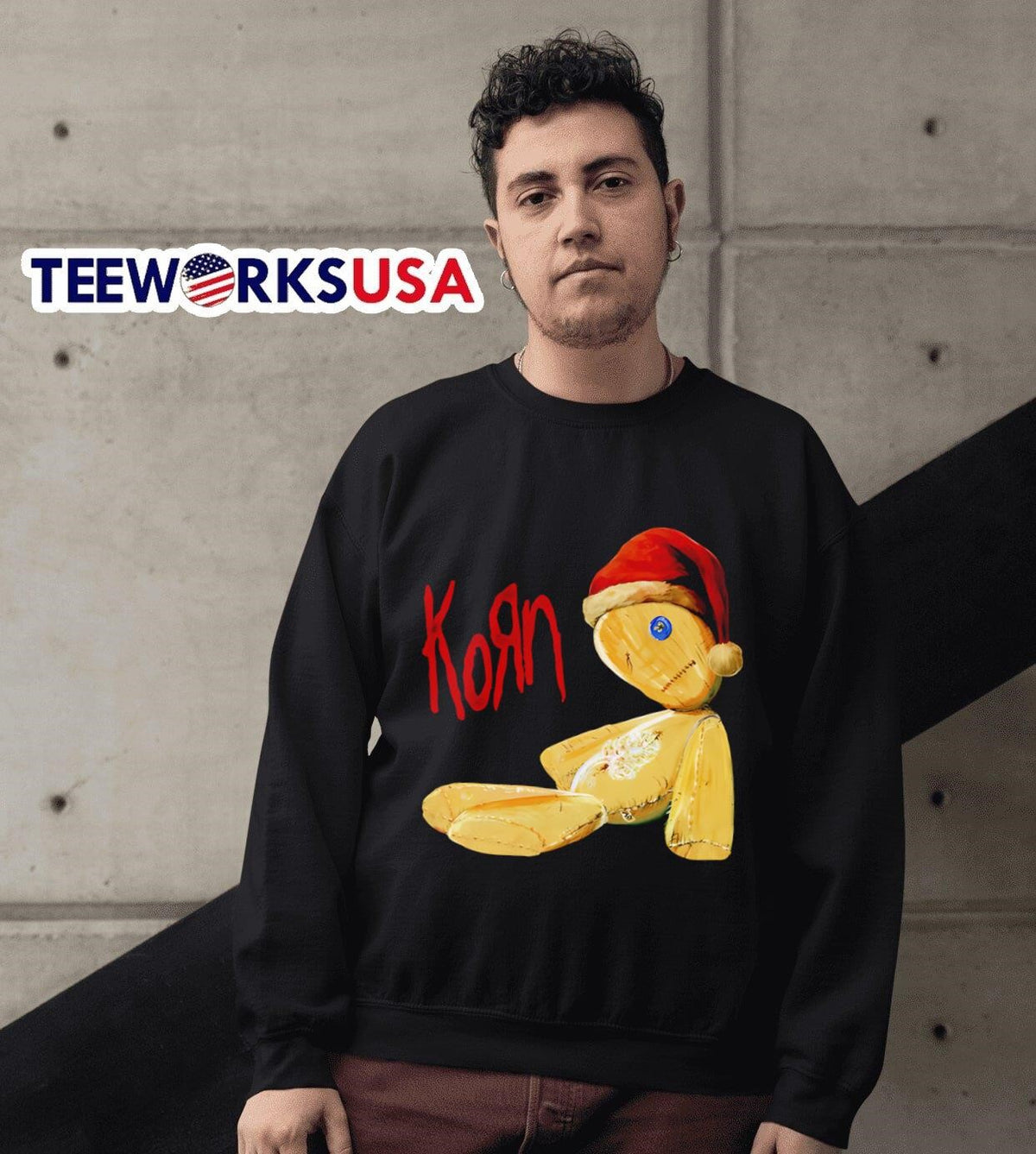 KoRn Issues Santa Doll - Adult & Kids T-Shirts, Sweatshirts & Hoodies apparel design preview 6