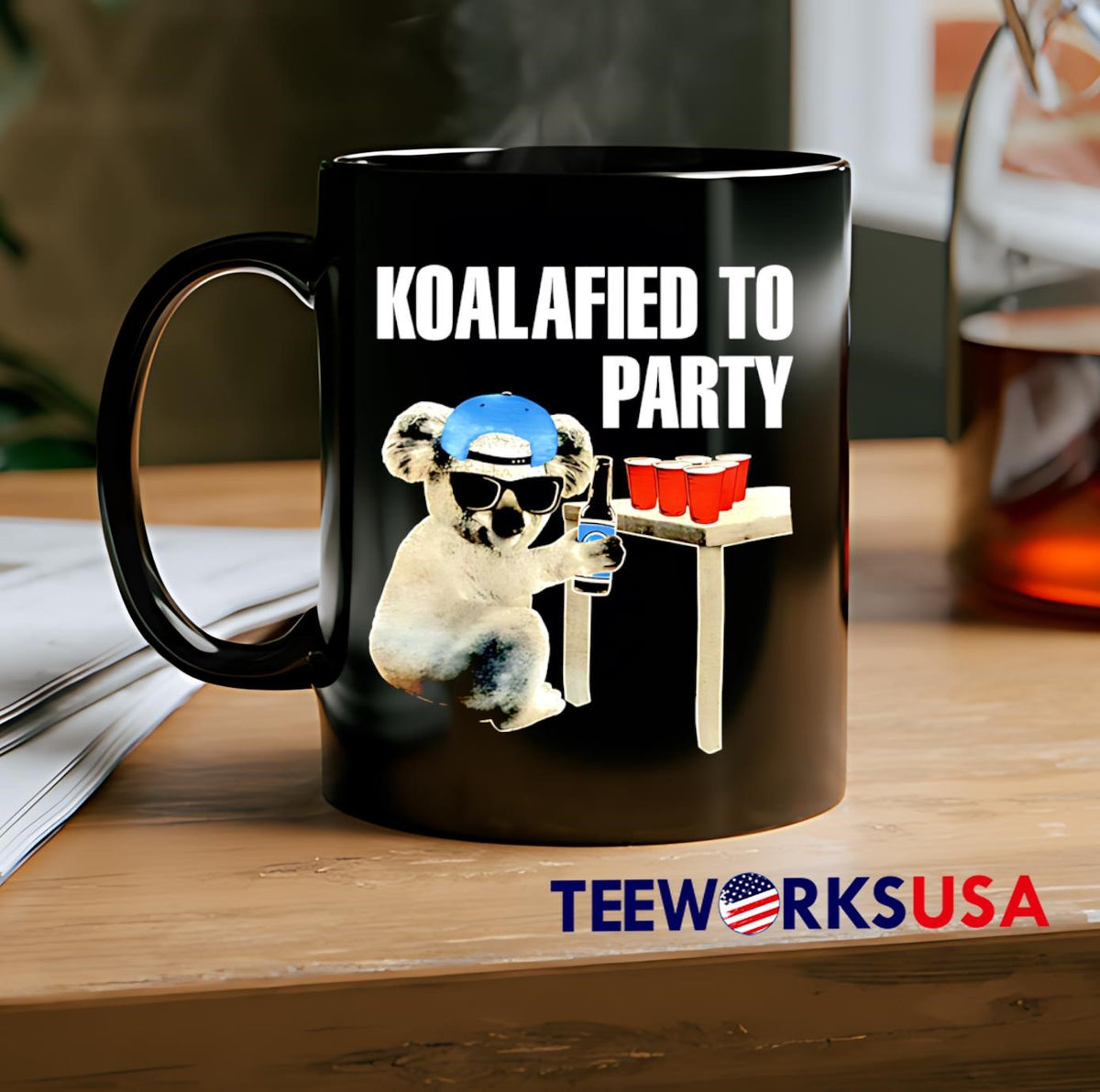 Koalafied to party beer - Adult & Kids T-Shirts, Sweatshirts & Hoodies apparel design preview 2