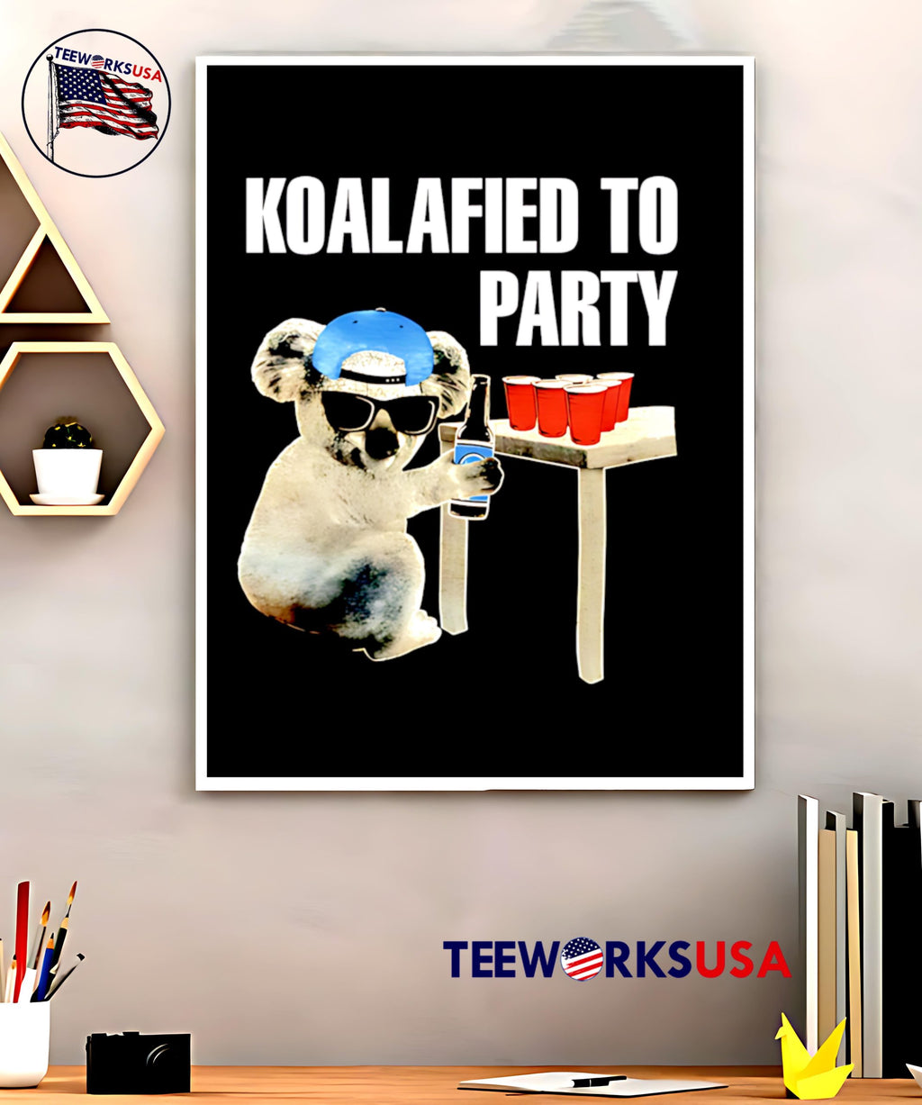 Koalafied to party beer - Adult & Kids T-Shirts, Sweatshirts & Hoodies apparel design preview 5