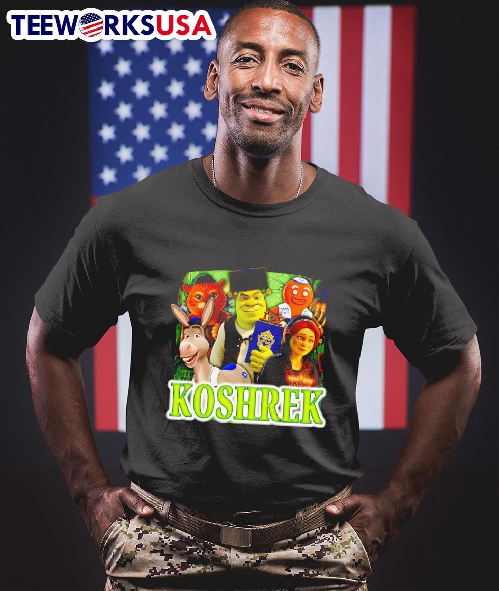 Koshrek Kosher Shrek - Adult & Kids T-Shirts, Sweatshirts & Hoodies apparel design preview 1