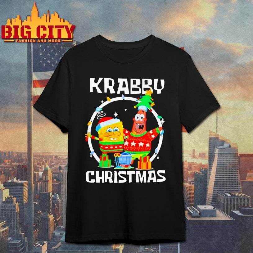 Krabby Christmas Cartoon - Adult & Kids T-Shirts, Sweatshirts & Hoodies apparel design preview 1