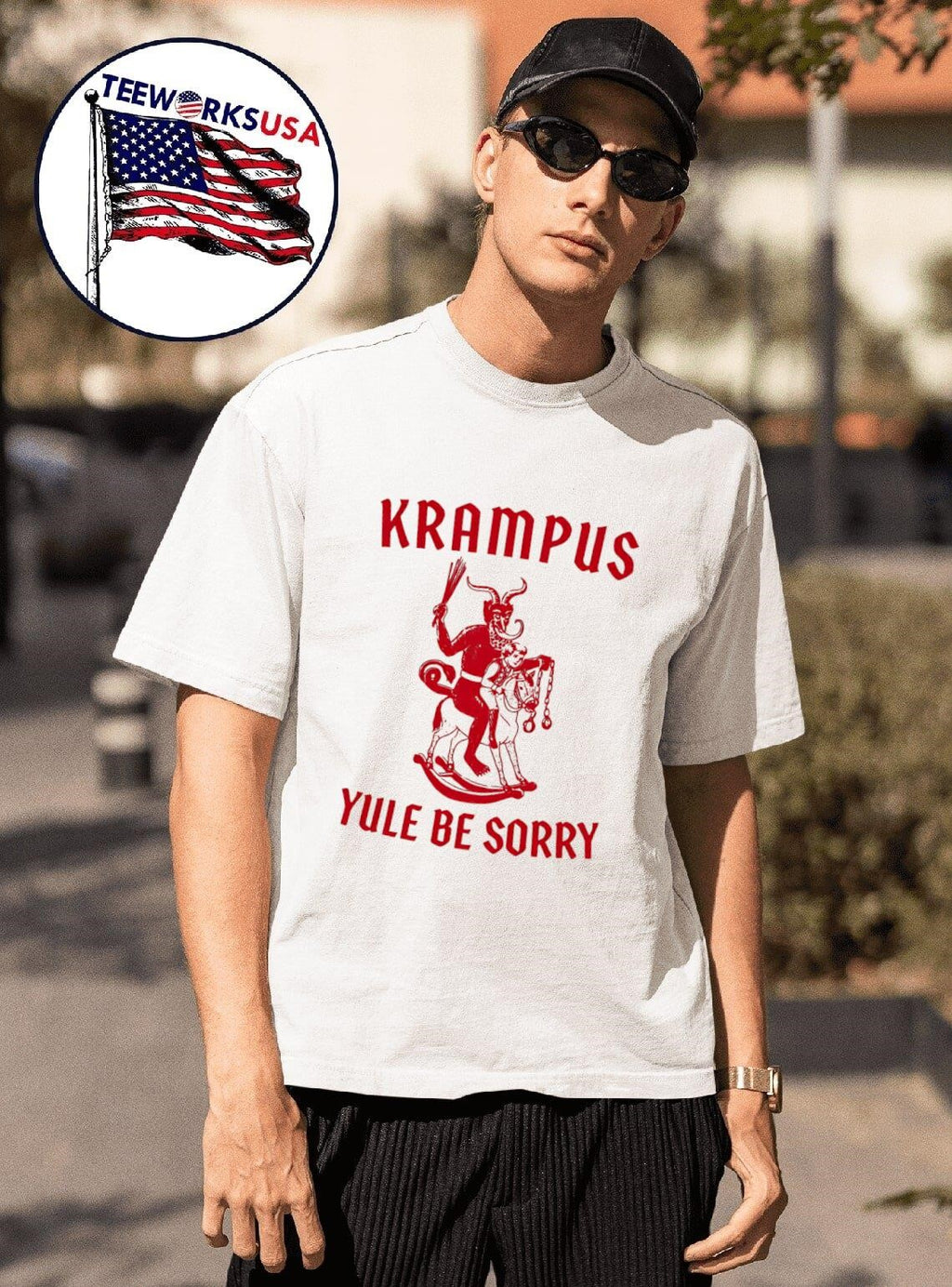 Krampus Yule Be Sorry - Adult & Kids T-Shirts, Sweatshirts & Hoodies apparel design preview 1