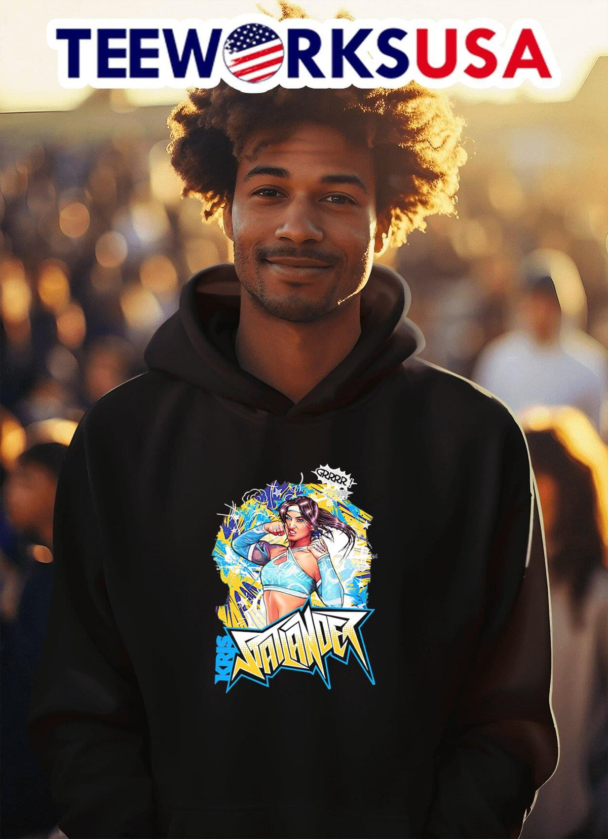 Kris Statlander graphic - Adult & Kids T-Shirts, Sweatshirts & Hoodies apparel design preview 2