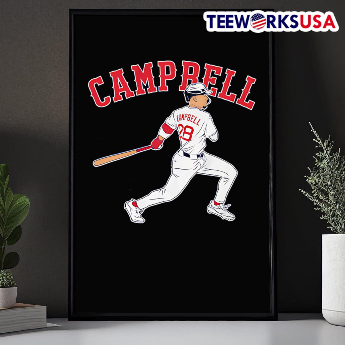 Kristian Campbell Slugger Swing - Adult & Kids T-Shirts, Sweatshirts & Hoodies apparel design preview 5