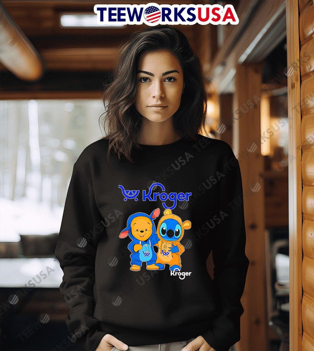 Kroger pooh and stitch friends - Adult & Kids T-Shirts, Sweatshirts & Hoodies apparel design preview 6