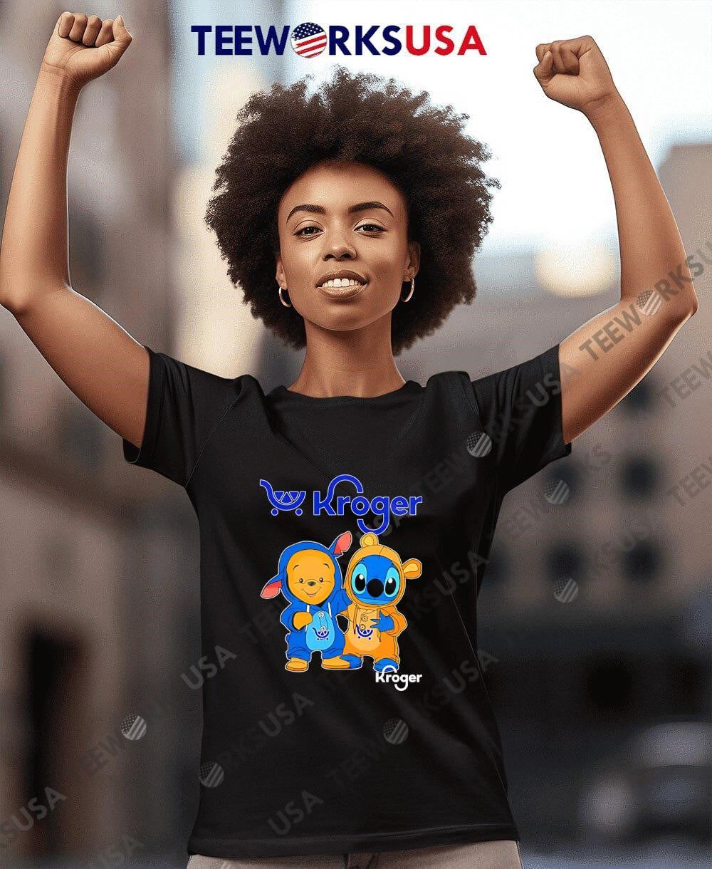 Kroger pooh and stitch friends - Adult & Kids T-Shirts, Sweatshirts & Hoodies apparel design preview 8