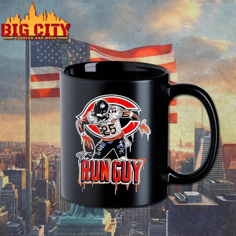 Kyle Monangai The Run Guy Chicago Bears Football - Adult & Kids T-Shirts, Sweatshirts & Hoodies apparel design preview 3