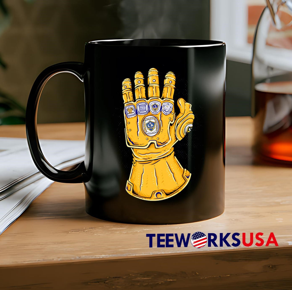 LA Galaxy robot hand rings - Adult & Kids T-Shirts, Sweatshirts & Hoodies apparel design preview 2