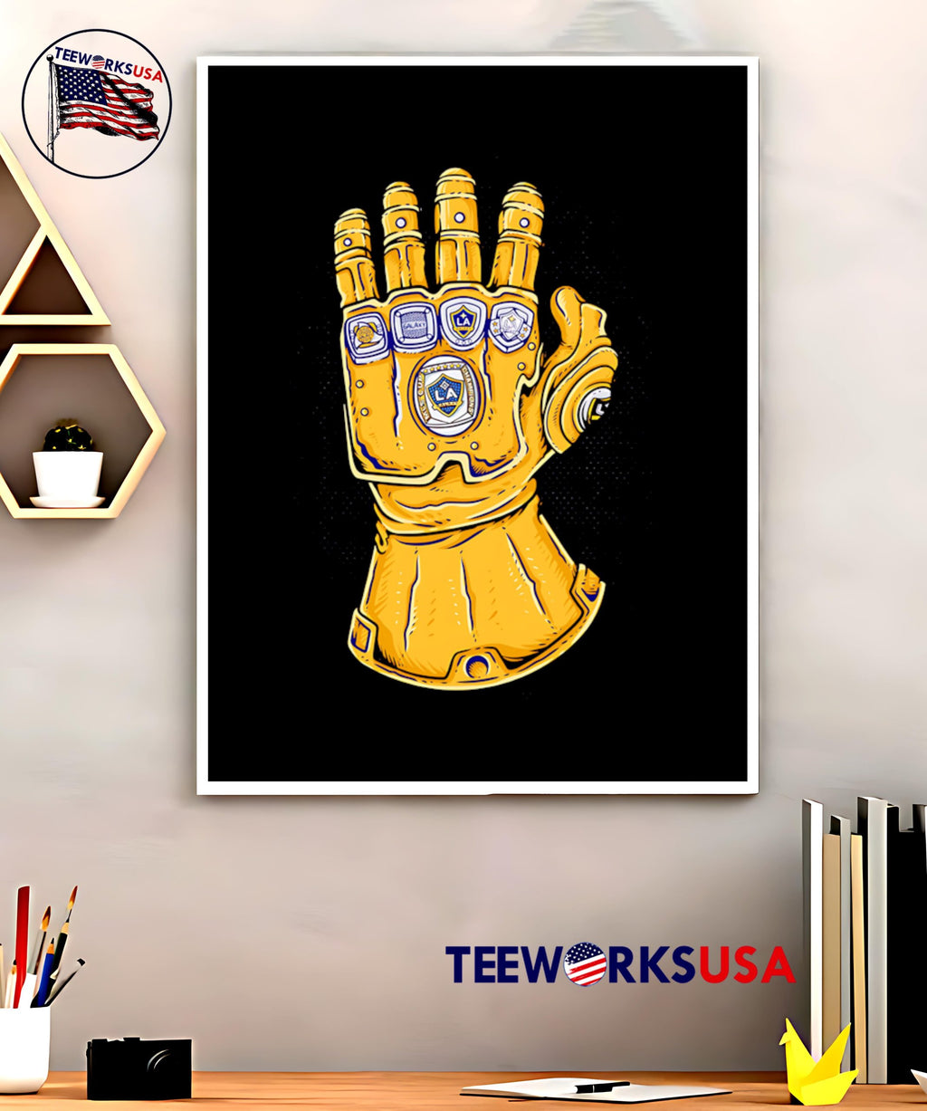 LA Galaxy robot hand rings - Adult & Kids T-Shirts, Sweatshirts & Hoodies apparel design preview 5